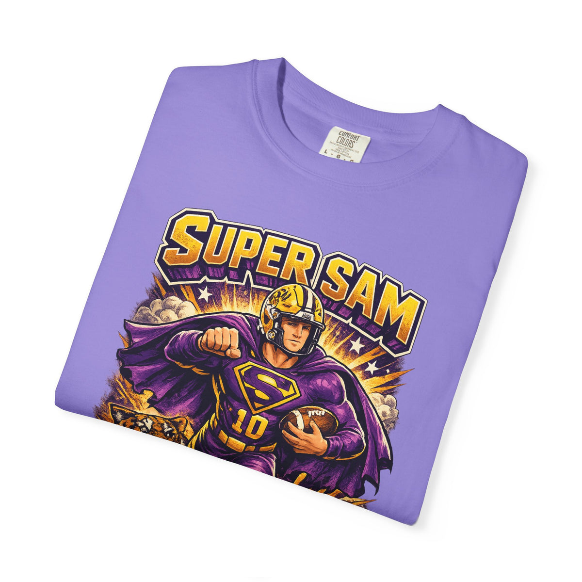 Super Sam football superhero T-Shirt