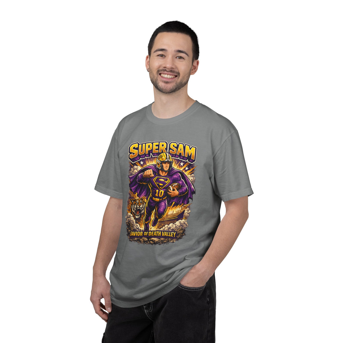 Super Sam football superhero T-Shirt