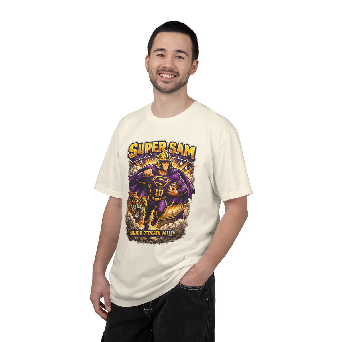 Super Sam football superhero T-Shirt