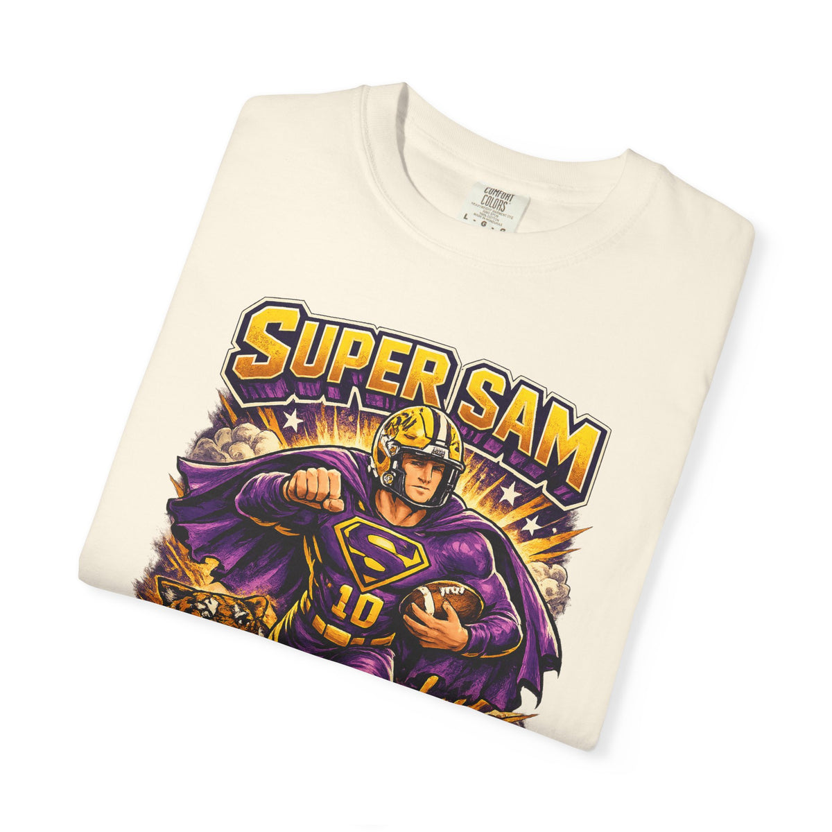 Super Sam football superhero T-Shirt