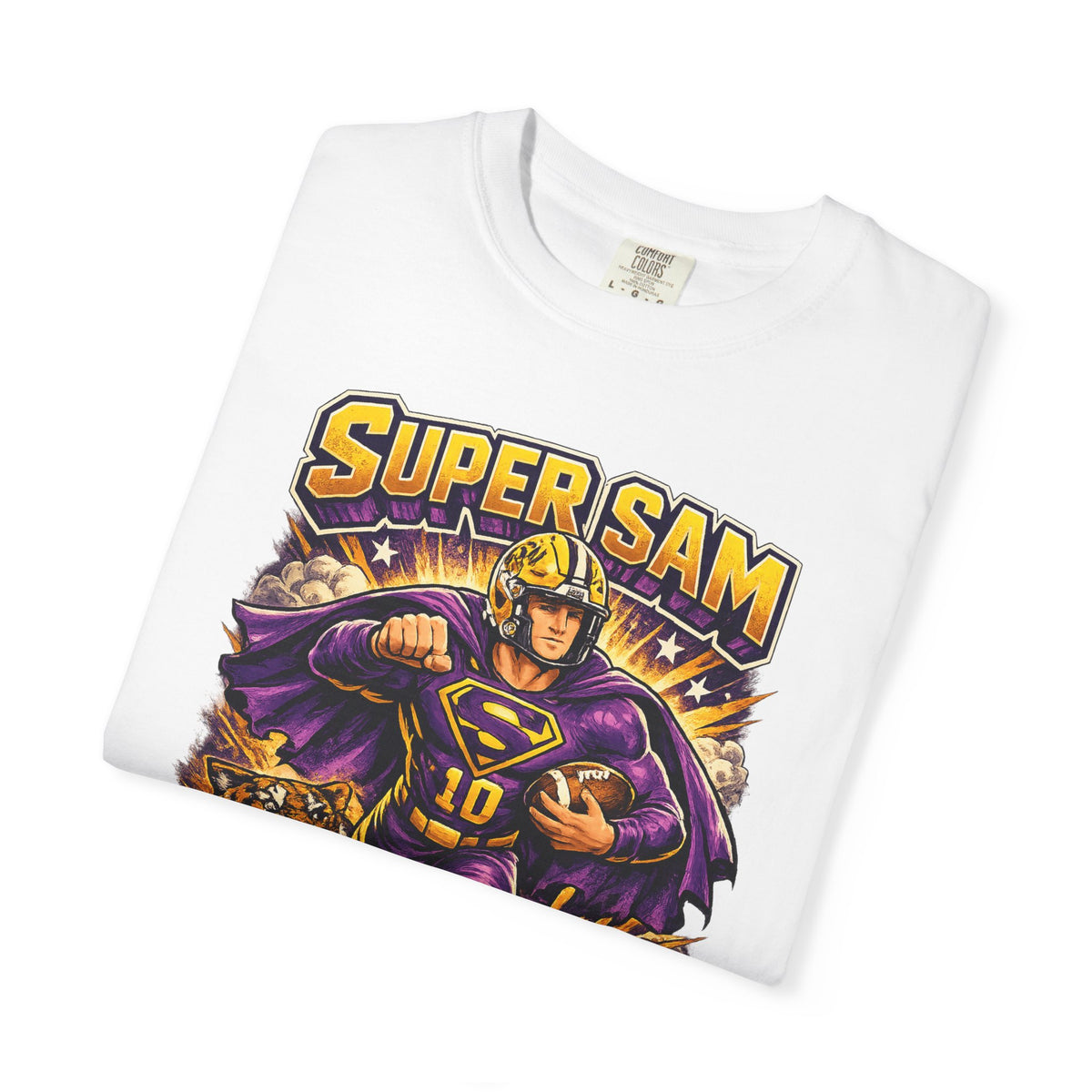 Super Sam football superhero T-Shirt
