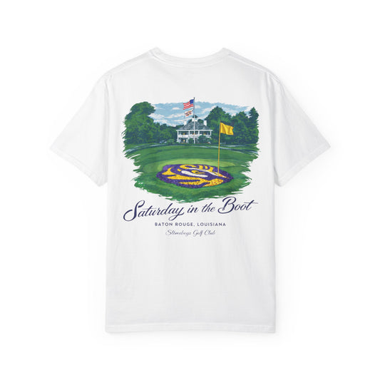Saturday in the Boot Golf Tee