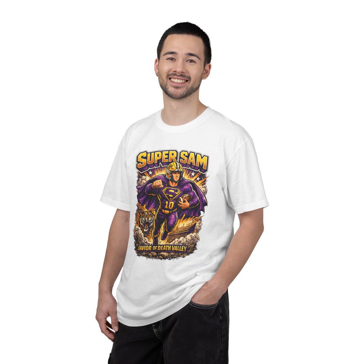 Super Sam football superhero T-Shirt