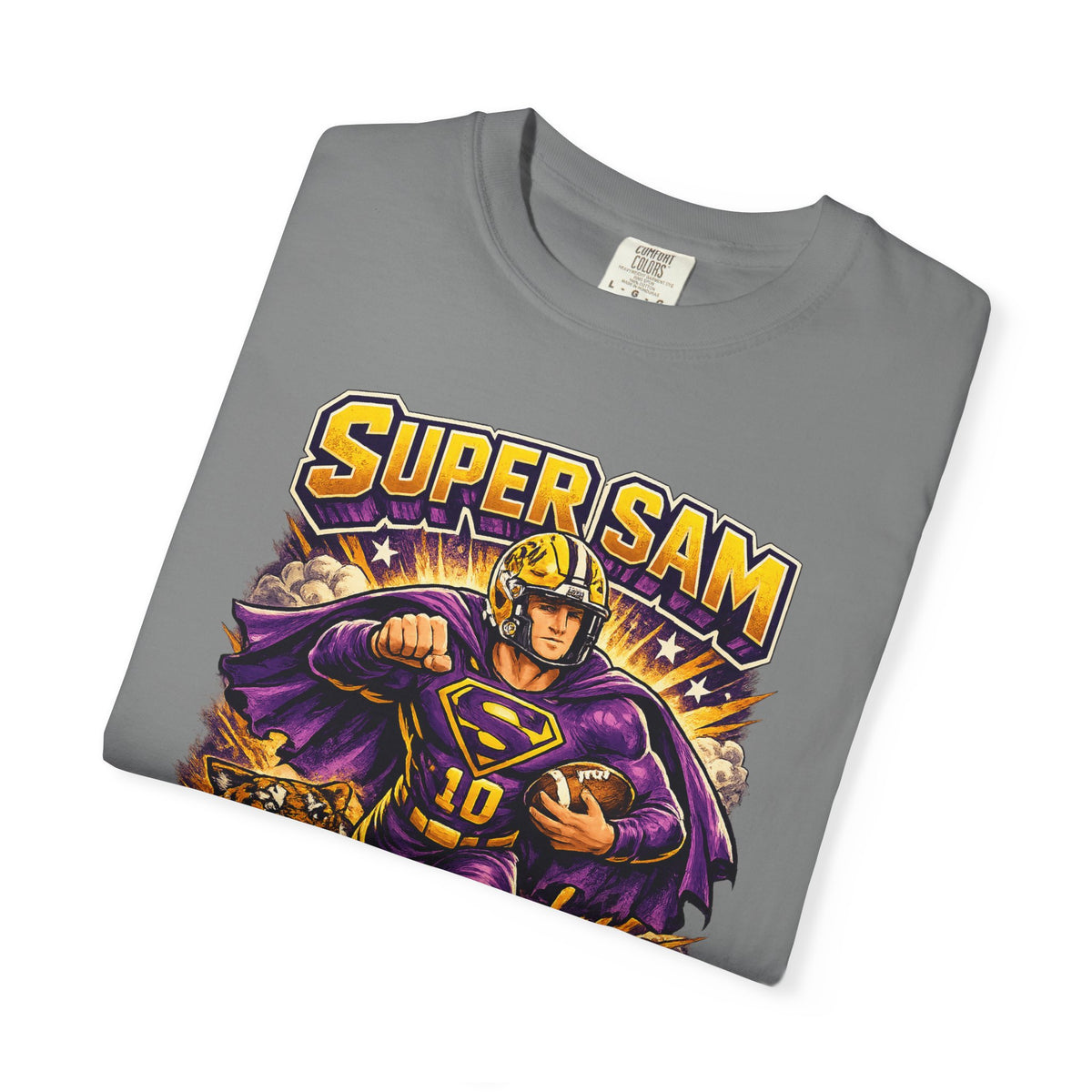 Super Sam football superhero T-Shirt